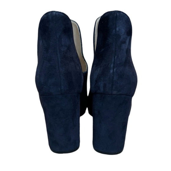 Cole Haan Navy Suede Leather Platform‎ Booties | Women’s Size 6 - Picture 7 of 10
